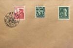 Deutschland, Drittes Reich Briefumschlag mit Briefmarke Stempel: Memel, 50.Geburstag des Führers -