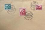 Deutschland, Drittes Reich Briefumschlag mit Briefmarke Stempel: Saarbrücken, 50.Geburstag des Führers -