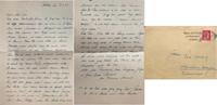 Deutschland, Drittes Reich Brief mit Briefumschlag und Briefmarke Stempel: Karlsruhe (Baden) -