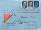 Deutschland, Drittes Reich Briefumschlag mit Briefmarke Stempel: Stuttgart, Nachnahme Brief -