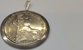 Alter Silber Anhänger Maria Theresia 835 er Silber -