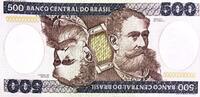 Brasilien 500 Cruzeiros Banknote -