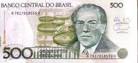 Brasilien 500 Cruzeiros Banknote -