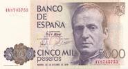 Spanien 5000 Pesetas Juan Carlos -