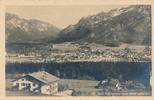 Bad Reichenhall AK Blick auf die Stadt von Nonn aus, Hintergrund Predigtstuhl -