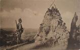 Deutschland Deutsches Reich AK Ansichtskarte Postkarte, I. Weltkrieg Feldpost Hartmannswillerkopf Hartmannsweilerkopf Elsaß Haut Rhin, Jägerdenkmal -