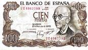 Spanien 100 Pesetas Banknote -