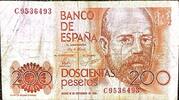 Spanien 200 Pesetas Banknote -