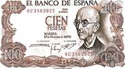 Spanien 100 Pesetas Banknote -