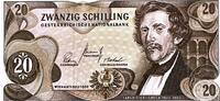 Österreich 20 Schilling Banknote -