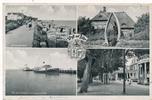 Wyk auf Föhr Foto AK mit Promenade,Friesen-Museum, Strand, Dampferbrücke -