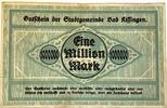 Deutschland Deutsches Reich 1 Million Mark Notgeldschein Notgeld Bad Kissingen Bayern 1 Schein -