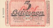 Duisburg 5 Billionen Notgeld der Stadt -