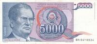Jugoslawien 5000 Dinara -