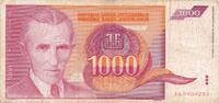 Jugoslawien 1000 Dinara -