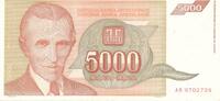 Jugoslawien 5000 Dinara -