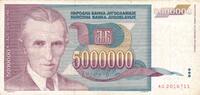 Jugoslawien 5.000.000 Dinara -