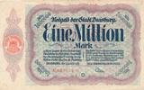 Duisburg Eine Million Mark Gutschein der Städt.Sparkasse, Nr.662871 -