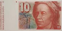 Schweiz 10 Franken Banknote -