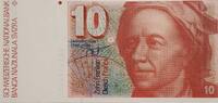 Schweiz 10 Franken Banknote -
