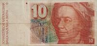 Schweiz 10 Franken Banknote -