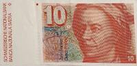 Schweiz 10 Franken Banknote -