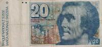 Schweiz 20 Franken Banknote -