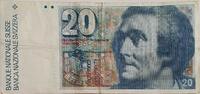 Schweiz 20 Franken Banknote -