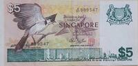 Singapur 5 Dollars Banknote -