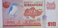 Singapur 10 Dollars Banknote -