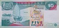 Singapur 5 Dollars Banknote -