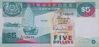 Singapur 5 Dollars Banknote -