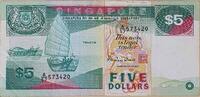 Singapur 5 Dollars Banknote -