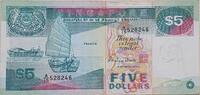 Singapur 5 Dollars Banknote -
