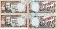 Kolumbien 500 Pesos Banknote, 2 folgende Seriennummer 07534736-7 -