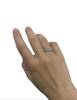 Goldschmuck Weissgold 8K, 333er Gold Memory Ring mit Zirkonia -