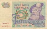 Schweden 5 Krone 1969 III 7.04 US$ Tax included +  11.73 US$ shipping