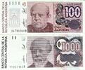 Argentinien 1000, 100 Australes Banknote -
