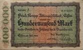 Deutschland Deutsches Reich 100.000 Mark Notgeld Fried. Krupp Aktiengesellschaft, Essen -