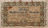Deutschland Deutsches Reich 10 Mio. Mark Notgeld Henschel&Sohn G.m.b.H abt. Henrichshütte Hattingen- Ruhr -