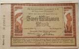Deutschland Deutsches Reich 2 Mio. Mark Notgeld Reinische Stahlwerke Duisburg Meiderich -