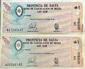Argentinien/ Salta 1 Austral Banknote -
