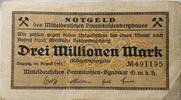 Deutschland Deutsches Reich 3 Mio. Mark Notgeld des Mitteldeutschen Braunkohlenbergbaues Leipzig -
