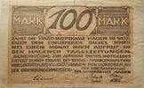Deutschland Deutsches Reich 100 Mark Notgeld Hagen -