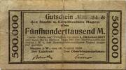 Deutschland Deutsches Reich 500000 Mark Notgeld Hagen -