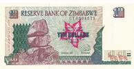 Simbabwe 10 Dollars Banknote Reserve Bank of Zimbabwe -