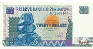 Simbabwe 20 Dollars Banknote Reserve Bank of Zimbabwe -