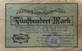 Deutschland, Deutsches Reich 500 Mark Notgeld der Stadt Ilmenau/Jimeanu -