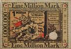 Deutschland Deutsches Reich 1 Mio. Mark Notgeld der Stadt Mühlhausen -