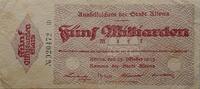 Deutschland Deutsches Reich 5 Md. Mark Notgeld der Stadt Altona -